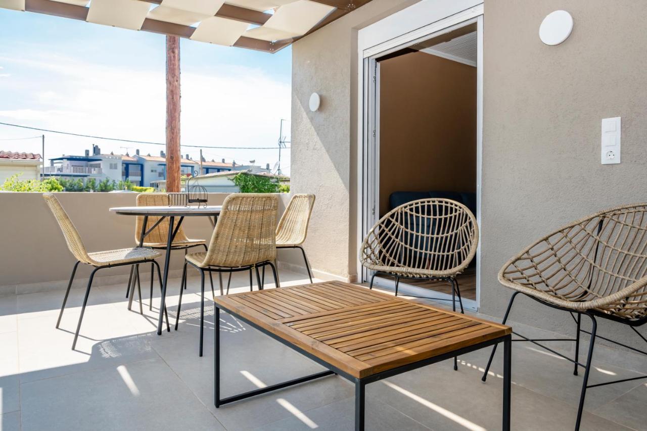 Azzurro Seafront Houses Nea Kallikrateia Zewnętrze zdjęcie